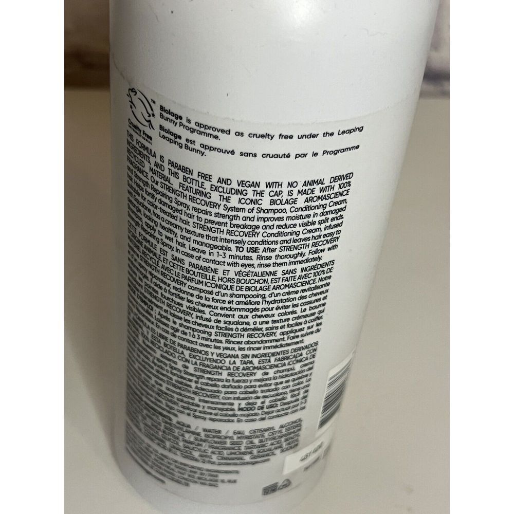 Matrix Biolage Strength Recovery Conditioner Balm 33.8 oz - Picture 3 of 3